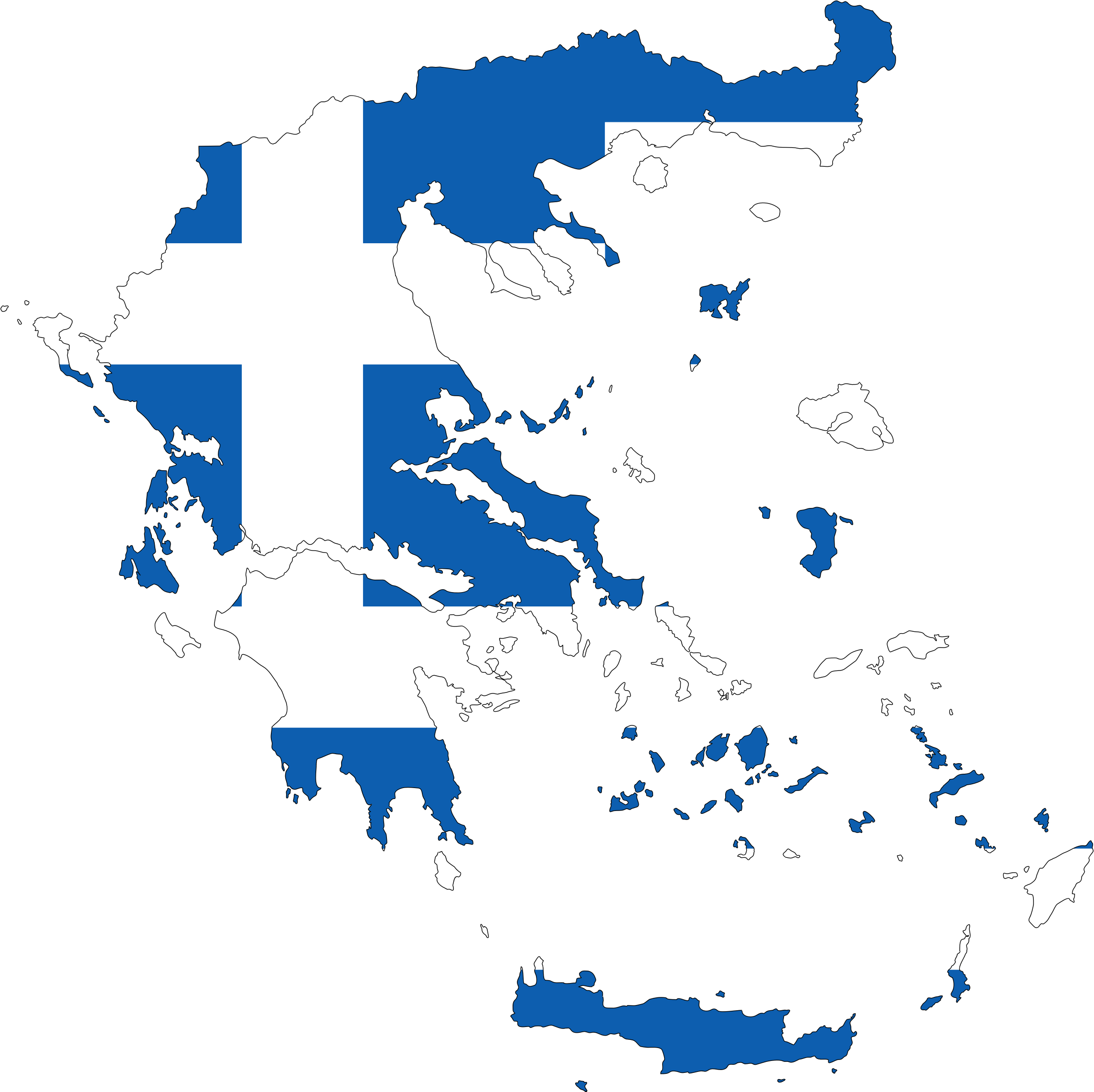 greece flag on map - TrendyScreen Exclusive IPTV Service in Greece